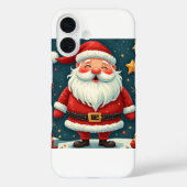 Père Noël Charm iPhone 16 Coque (Verso)