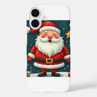 Père Noël Charm iPhone 16 Coque