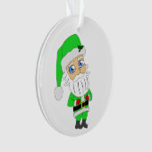 Père Noël chibi en costume vert (devant)