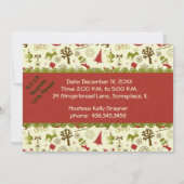 Père Noël Christmas Cheer Invitation (Dos)