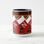 Père Noël Christmas Stockings Mug (Centre)
