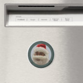 Père Noël Circle Magnet (In Situ (Lave-vaisselle))
