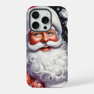 Père Noël classique avec cadeau et décorations