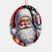Père Noël classique avec présent & ornements (Droite)