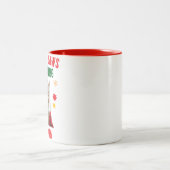 Père Noël Claws Chat Christmas Mug (Centre)