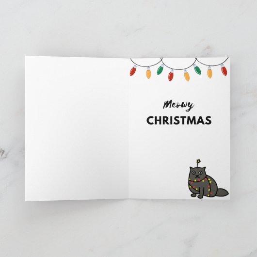 Père Noël Claws sur les cartes de Noël (Intérieur)