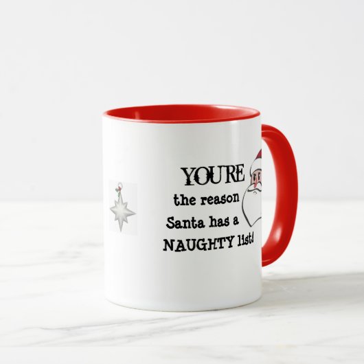 Père Noël Combo Mug (Devant droit)