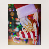 père Noël Cookies Noël Jigsaw Puzzle (Vertical)