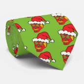 Père Noël Cravate crâne sucre (Roulé)