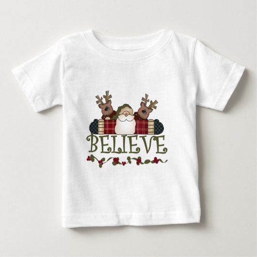 Père Noël Croire T-shirts et cadeaux (Devant)