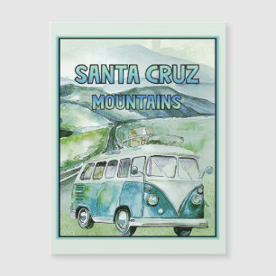 père Noël Cruz Mountains Travel Carte magnétique
