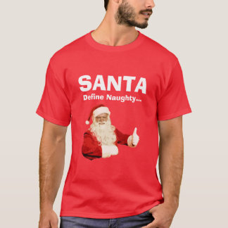 Père Noël définissent le T-shirt de Noël des