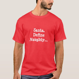 Père Noël des hommes définissent le T-shirt dr