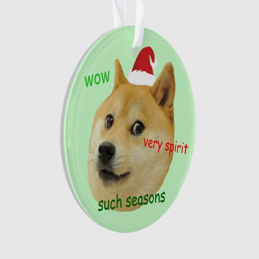 Père Noël Doge Funny Meme (devant)