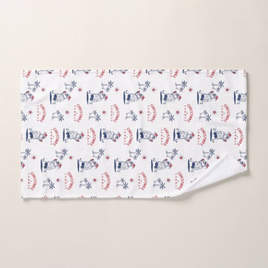 Père Noël Drôle En Été Noël En Juillet (Serviette à main)