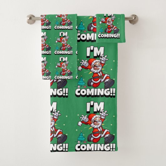 Père Noël drôle Pattern Humour Noël (En situation)