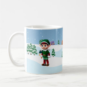 Père Noël Elf Christmas Mug