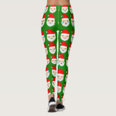 père Noël émoticônes leggings (Dos)