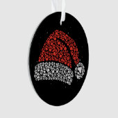 Père Noël Empreinte de patte Noël Amoureux des chi (devant)