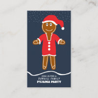 Père Noël en pain d'épices, Invitation Ticket de F