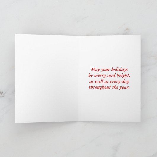 Père Noël en Pointillisme Joyeuses cartes de Noël (Intérieur)