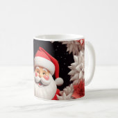 Père Noël Enchanted Jardin de nuit classique Mug (Devant droit)