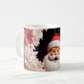 Père Noël Enchanted Jardin de nuit classique Mug (Devant gauche)