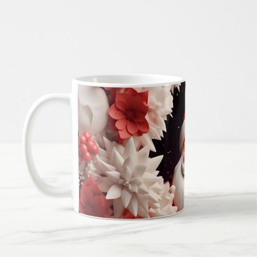 Père Noël Enchanted Jardin de nuit classique Mug (Gauche)