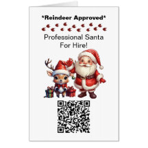 Père Noël Entreprise Carte Jumbo Modifier Code QR
