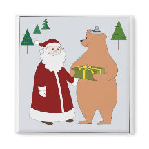 Père Noël et aimant à ours