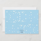 Père Noël et amis Faire-part de déménagement (Dos)