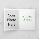 Père Noël et carte de voeux d'arbre de Noël (Intérieur)