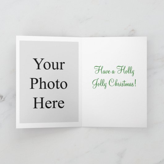 Père Noël et carte de voeux d'arbre de Noël (Intérieur)