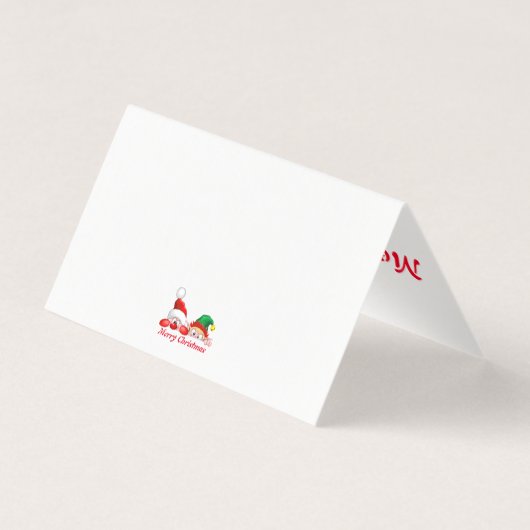 Père Noël et Elf Cute et drôle Caractères Pékin (Back)