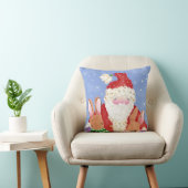 Père Noël et lapins coussin (Chaise)