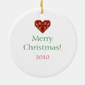 Père Noël et ornement de train (Dos)