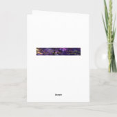 Père Noël et Reindeer jolie carte de Noël (Dos)