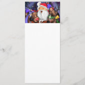 Père Noël et Reindeers Drôle Menu Noël (Devant)
