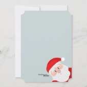 Père Noël et Rudolf Carte photo de vacances (Dos)