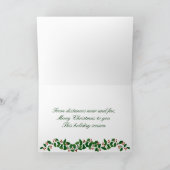 Père Noël et sa carte de Noël de voiture (Intérieur)