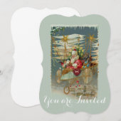 Père Noël et son invitation Extraordinaire à la ma (Devant / Derrière)