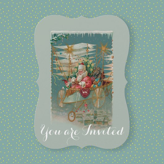 Père Noël et son invitation Extraordinaire à la ma