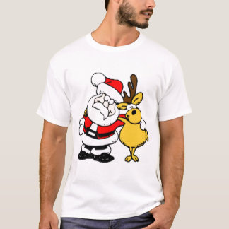 Père Noël et T-shirt de renne
