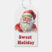 Père Noël étiquettes pour les cadeaux festifs ! (Devant)
