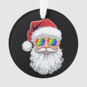 Père Noël Face Gay lunettes de soleil Noël Noël No (devant)