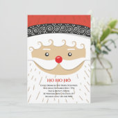 Père Noël Face Noël Invitations (Debout devant)