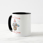 Père Noël Favori Bartender Gnome Mug (Devant gauche)