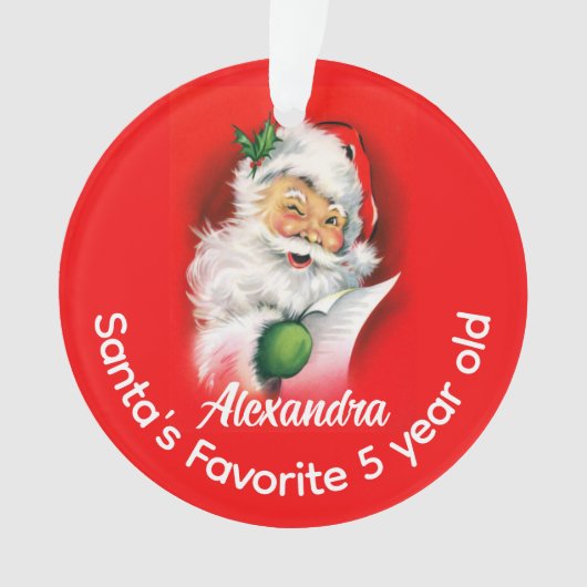 Père Noël Favori Personnalisé Personnalisé Enfants (devant)