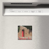 Père Noël Fe New Mexico Magnet de portes rouges (In Situ (Lave-vaisselle))
