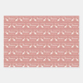 Père Noël Feuilles de papier d'enveloppement de bo (Devant 3)